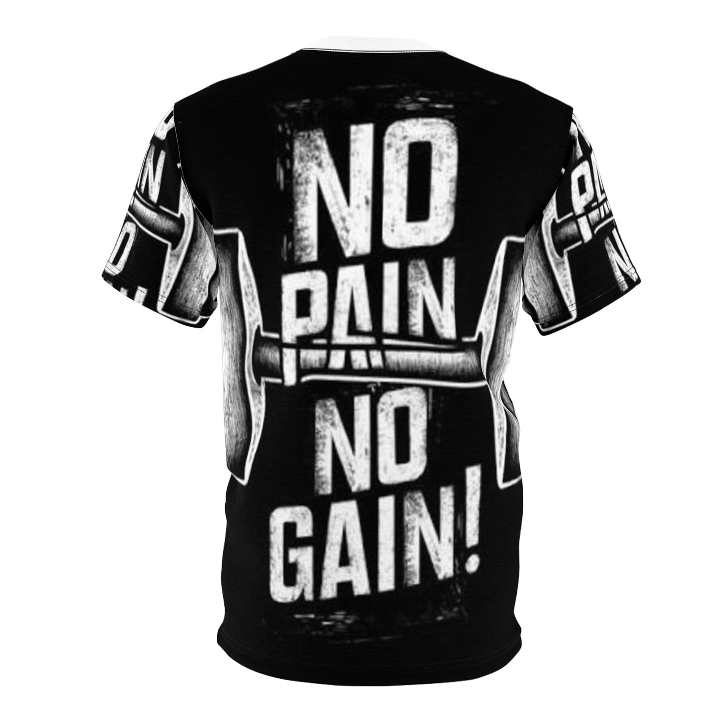 No Pain No Gain Unisex Gym Tee - Motivational Workout Shirt