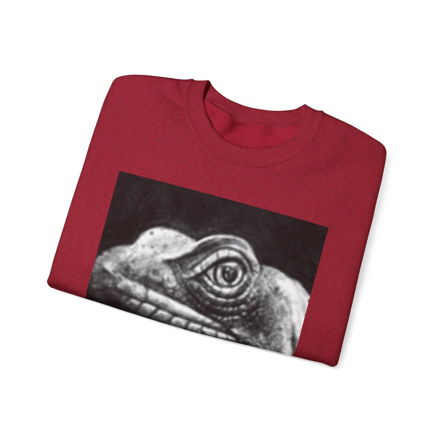 Unique Unisex Crewneck Sweatshirt with Bold Lizard Design