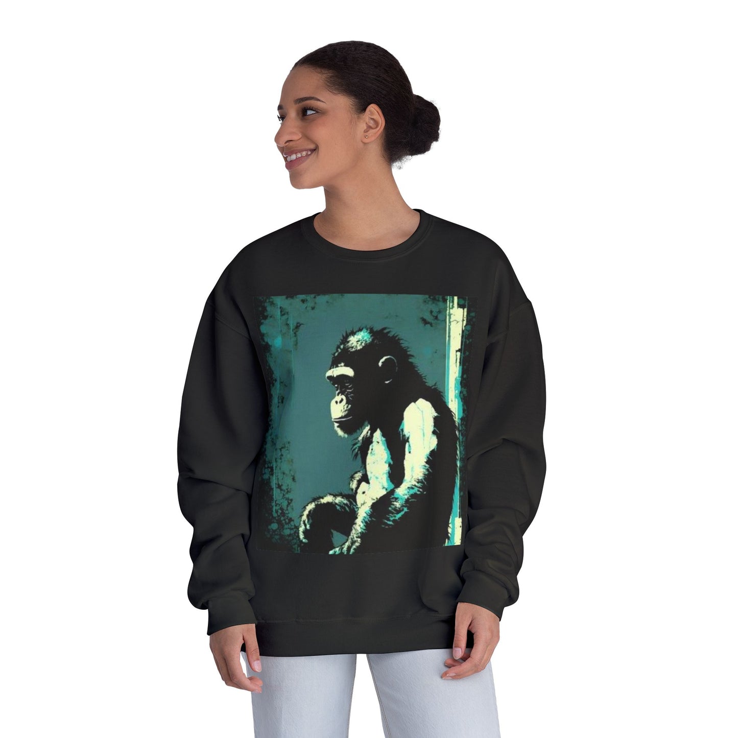 Artistic Gorilla Crewneck Sweatshirt