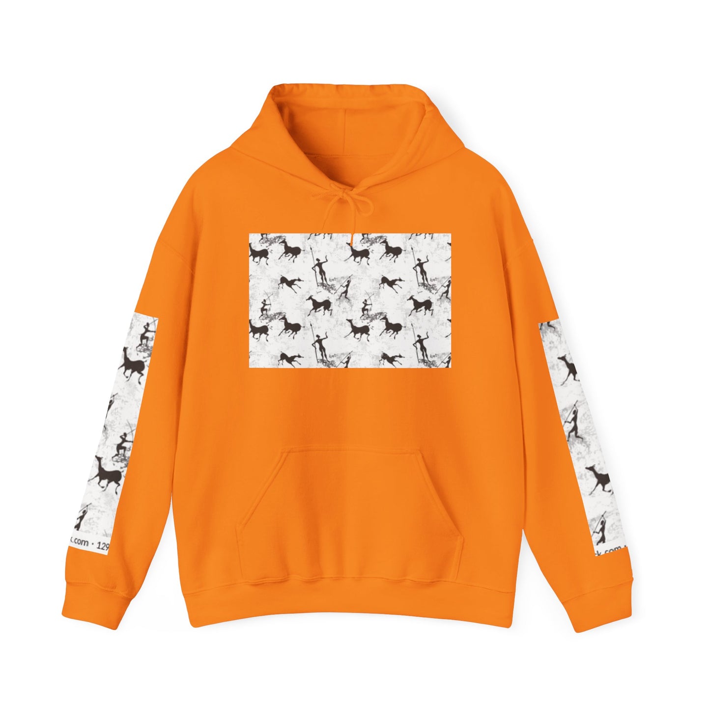 Unisex Heavy Blend Hooded Sweatshirt - Equestrian-Inspired Design