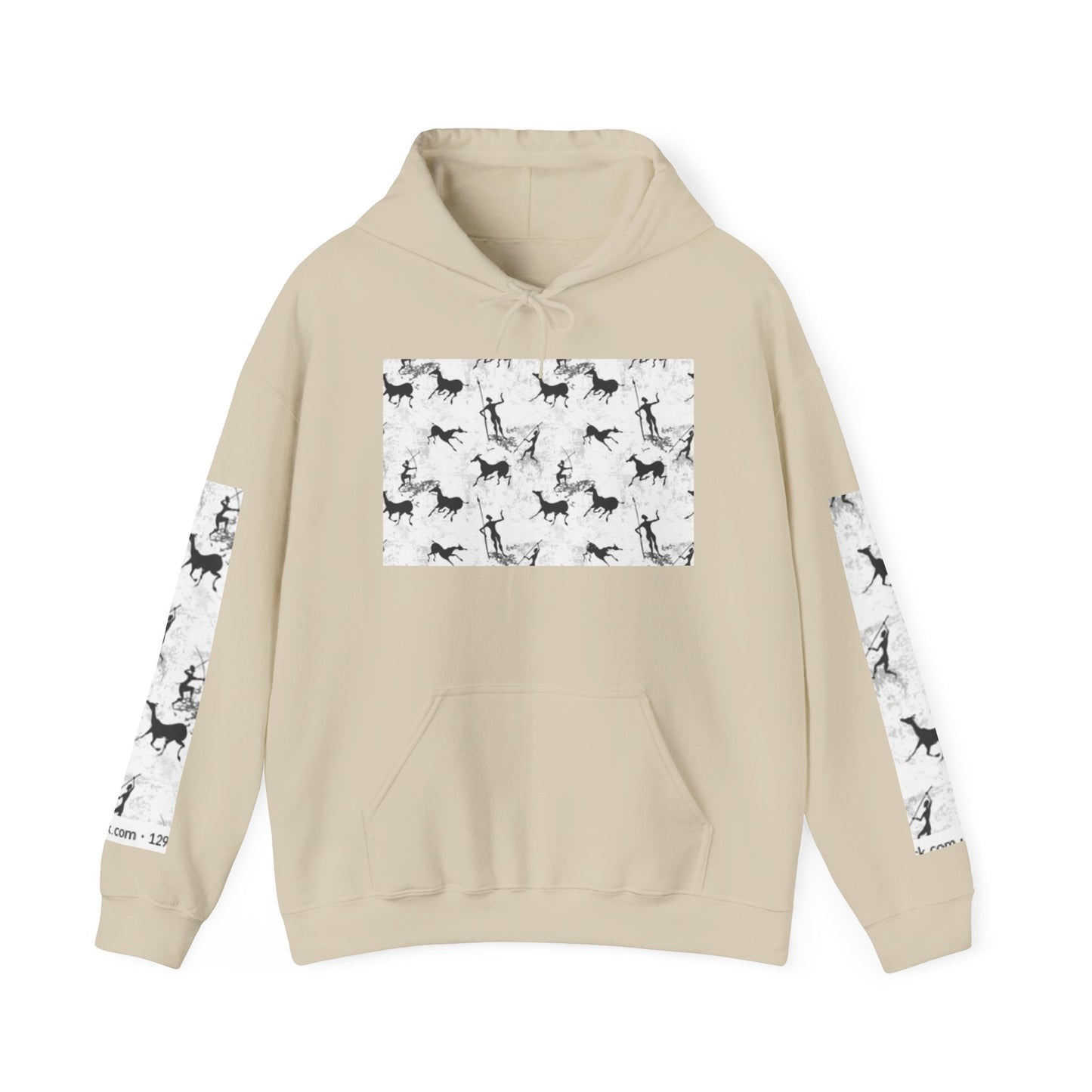 Unisex Heavy Blend Hooded Sweatshirt - Equestrian-Inspired Design
