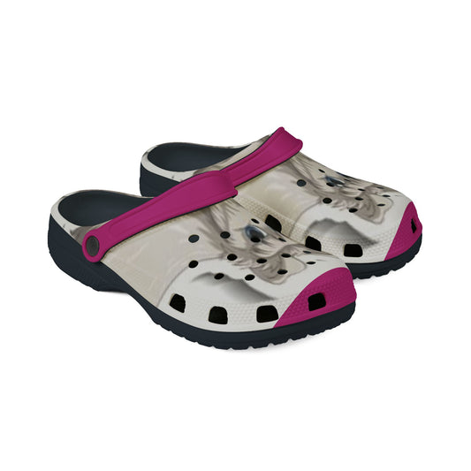 Cute Animal Print EVA Foam Rubber Shoes - Fun and Lightweight Comfort for Dog Lovers