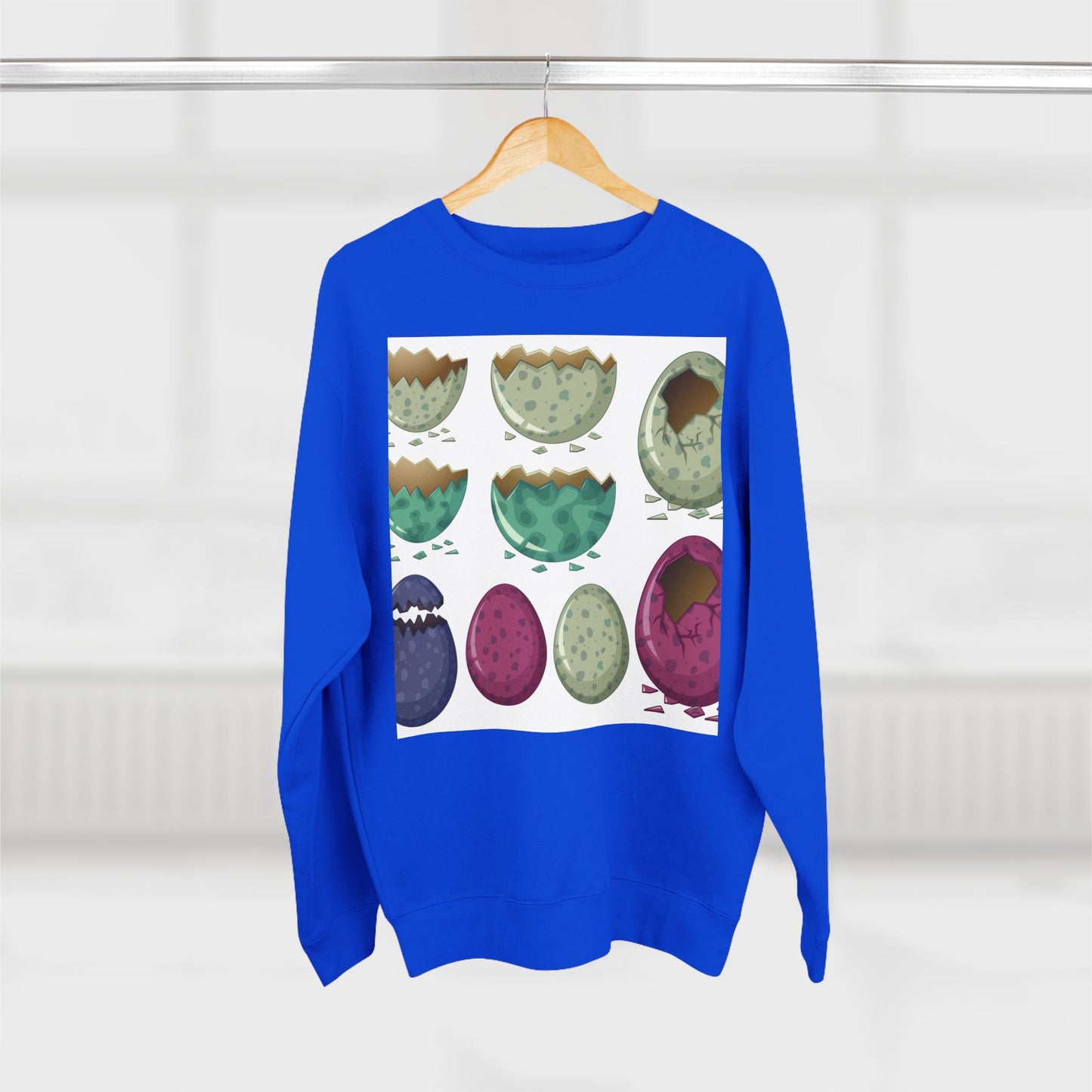 Whimsical Dinosaur Egg Unisex Crewneck Sweatshirt