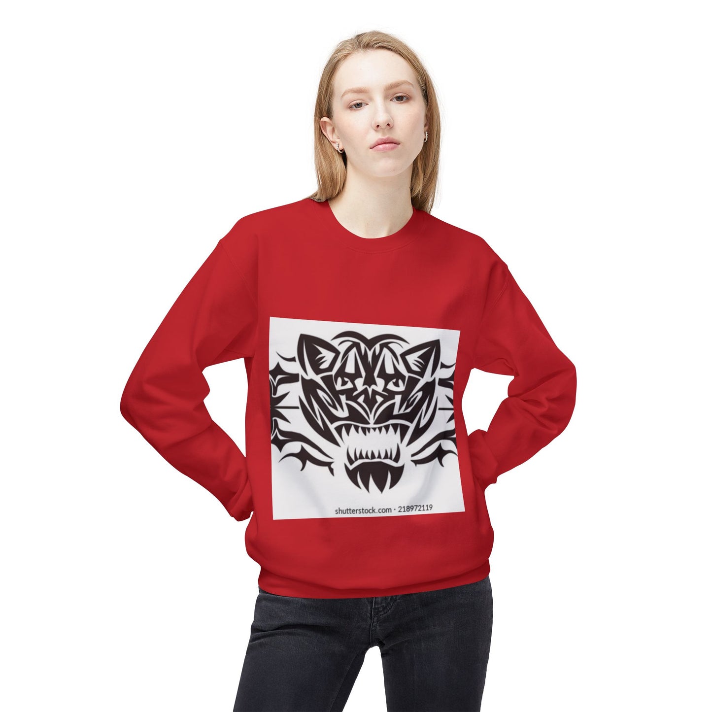 Fierce Tiger Graphic Sweatshirt for Nature Lovers