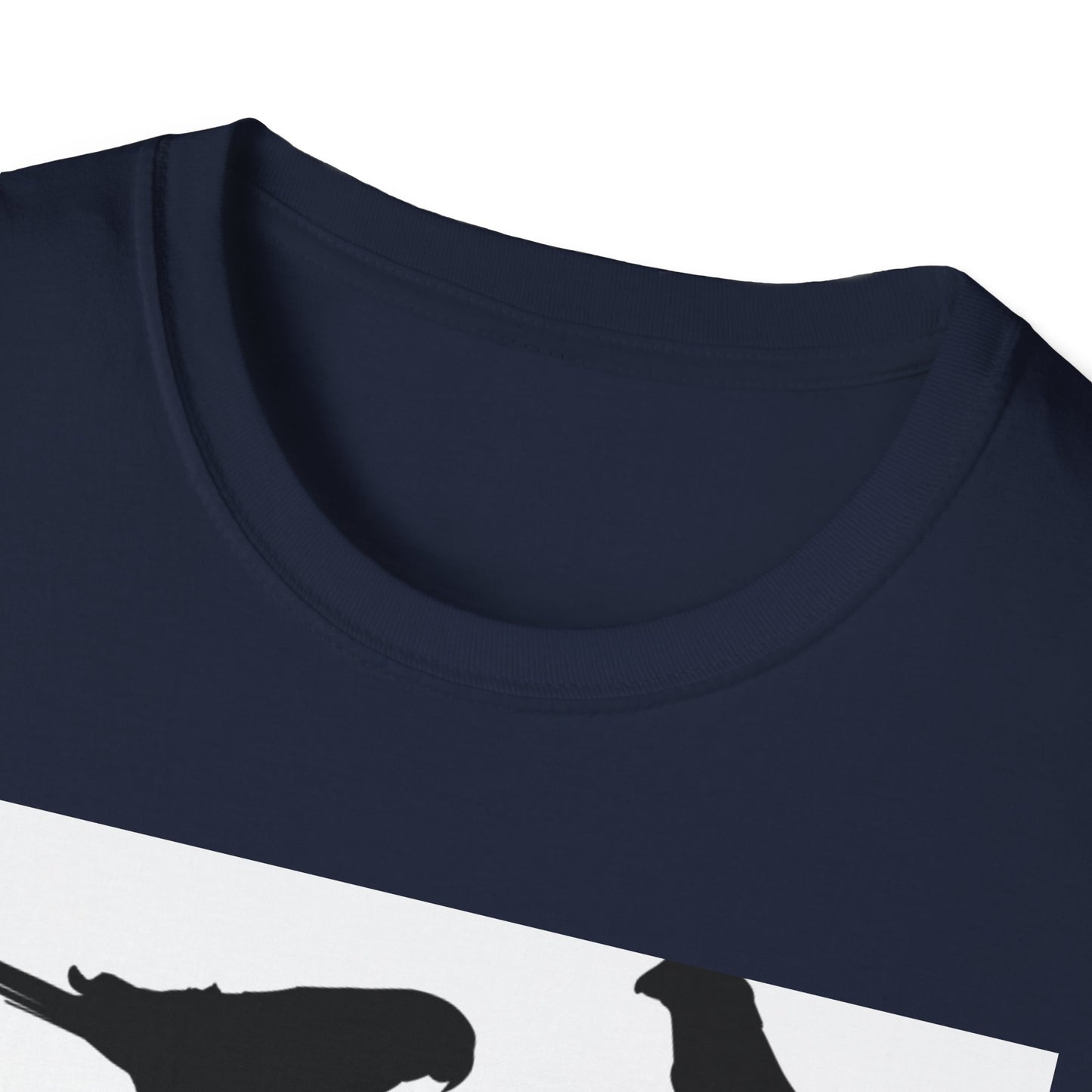 Minimalist Bird Silhouette Unisex Softstyle T-Shirt