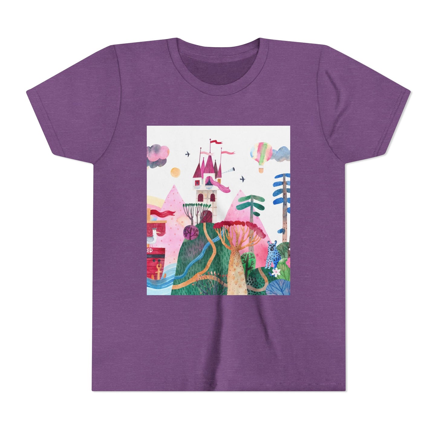 Mermaid Dreams Youth Tee - Cute Short Sleeve T-Shirt for Girls