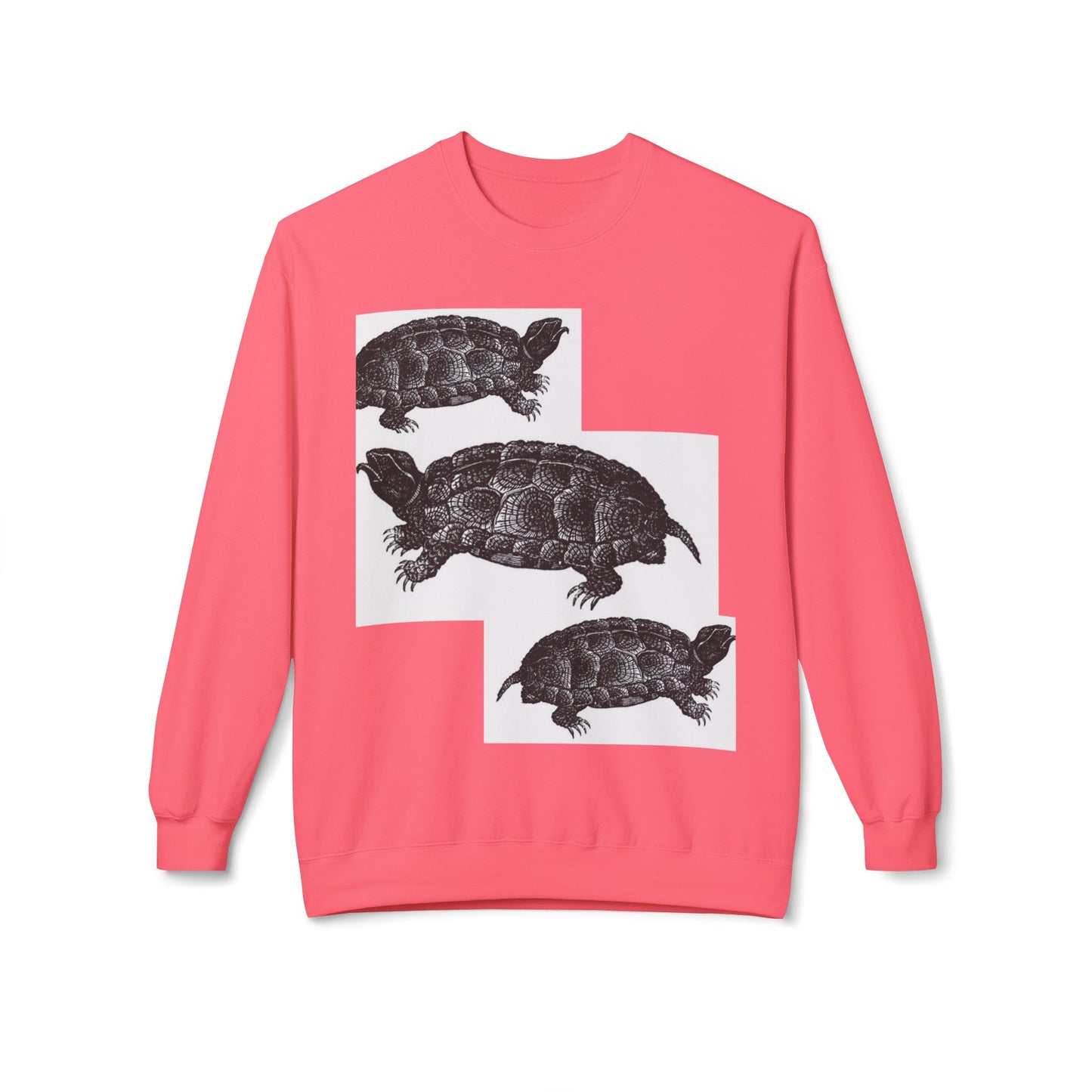 Cozy Turtle Graphic Sweatshirt - Unique Wildlife Apparel