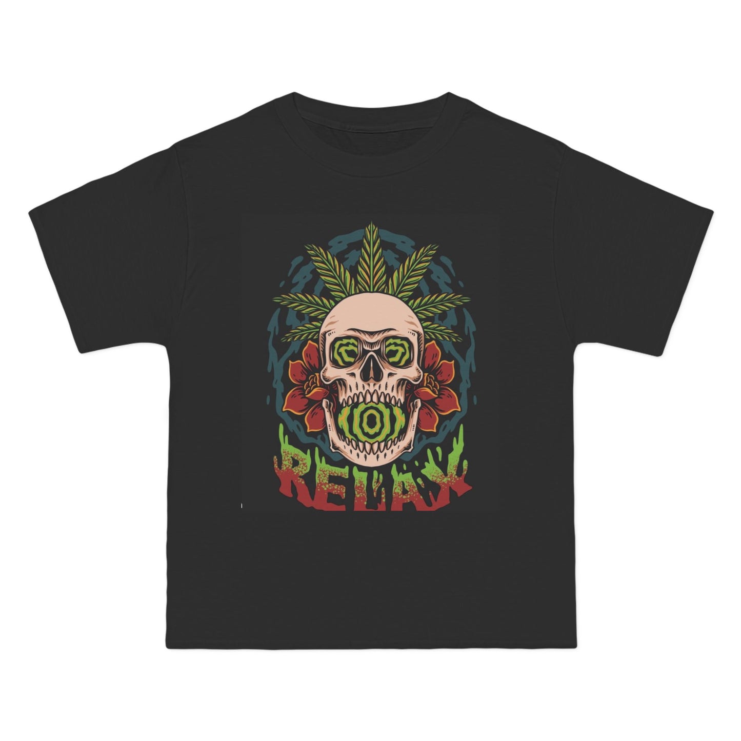 Relax Skull Graphic Tee - Perfect for Festivals and Casual Days