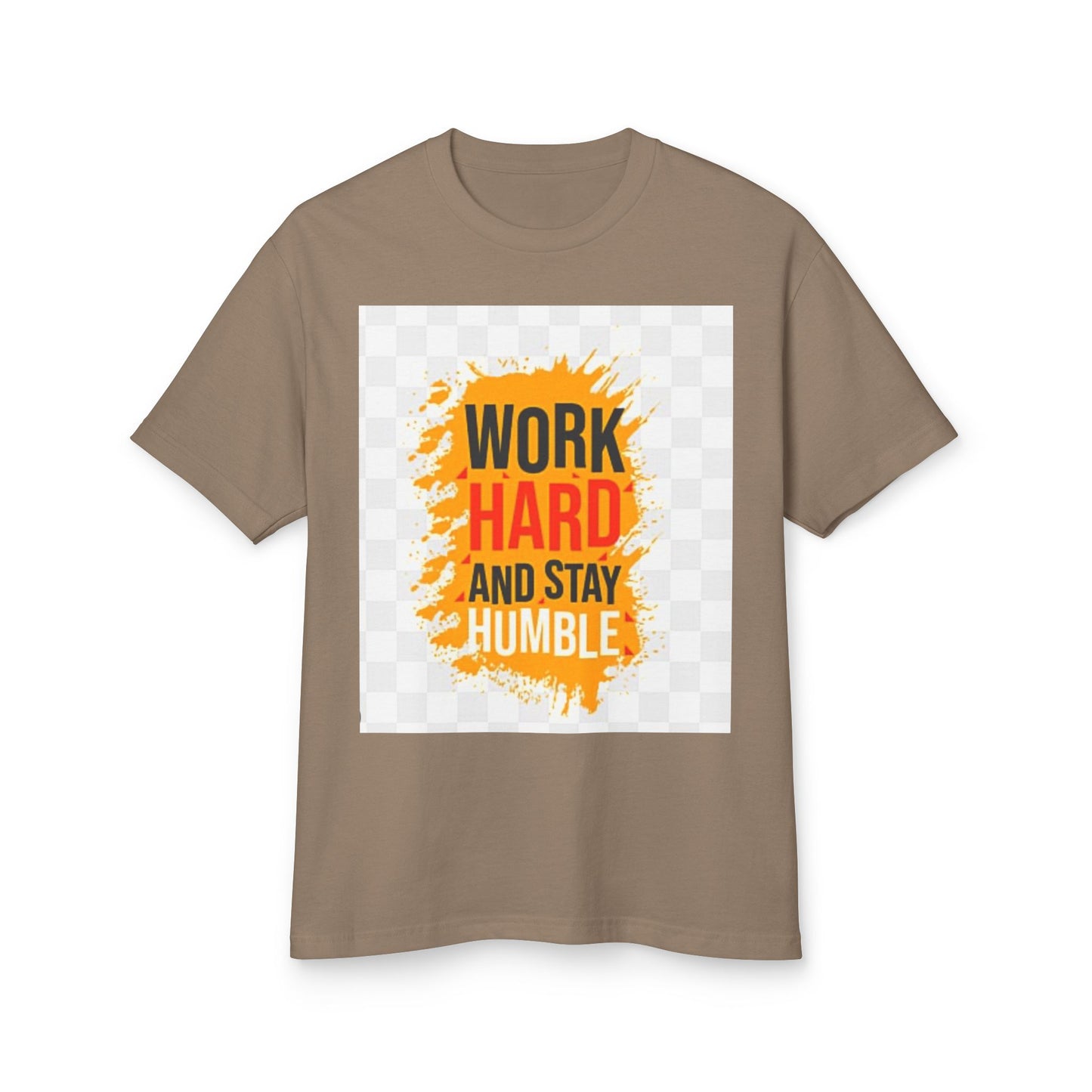 Motivational Unisex Tee - "Work Hard and Stay Humble"