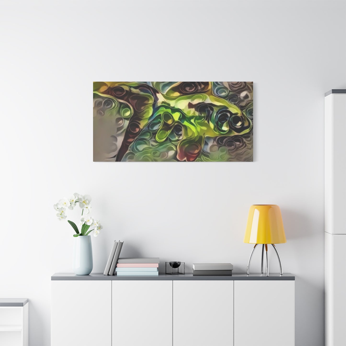 Abstract Nature Canvas Art - Stretched Matte Wall Decor