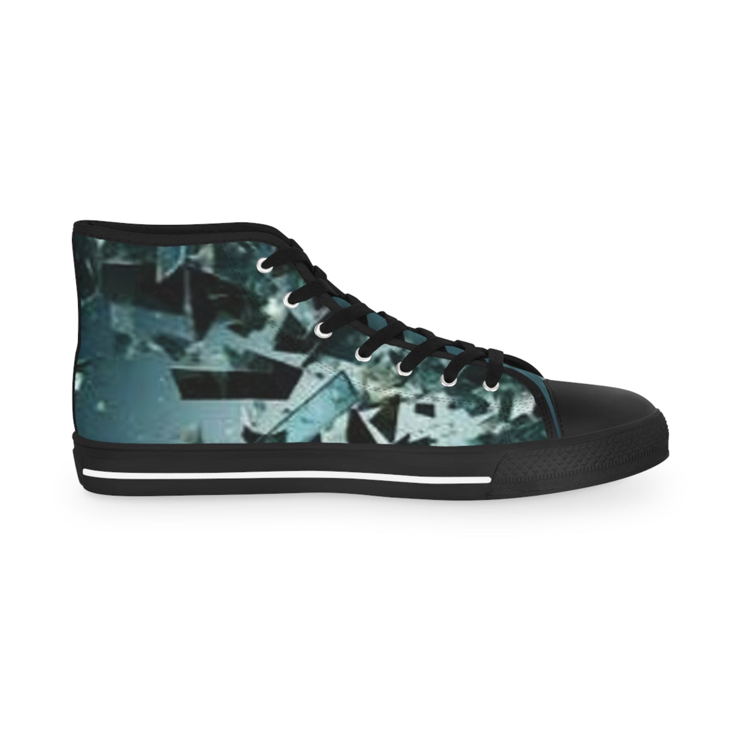 Stylish Men's High Top Sneakers with Abstract Design – Perfect for Casual Wear and Gifts