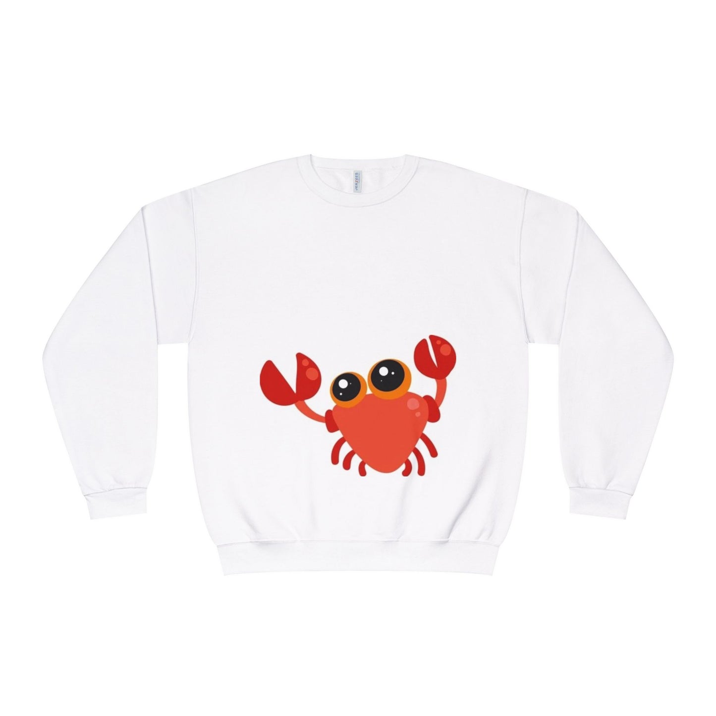 Cute Crab Graphic Unisex Crewneck Sweatshirt