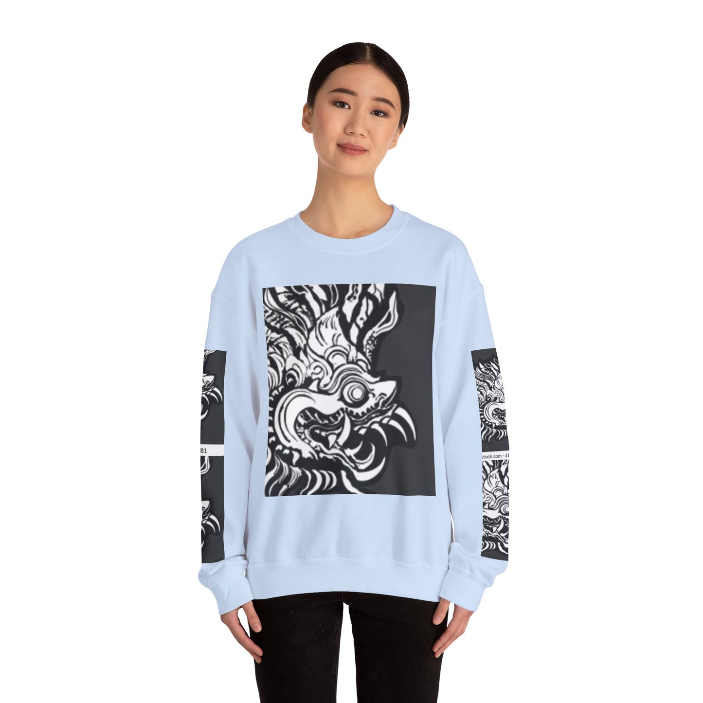 Bold Graphic Crewneck Sweatshirt - Unisex Heavy Blend™ - Perfect for Streetwear and Casual Outings