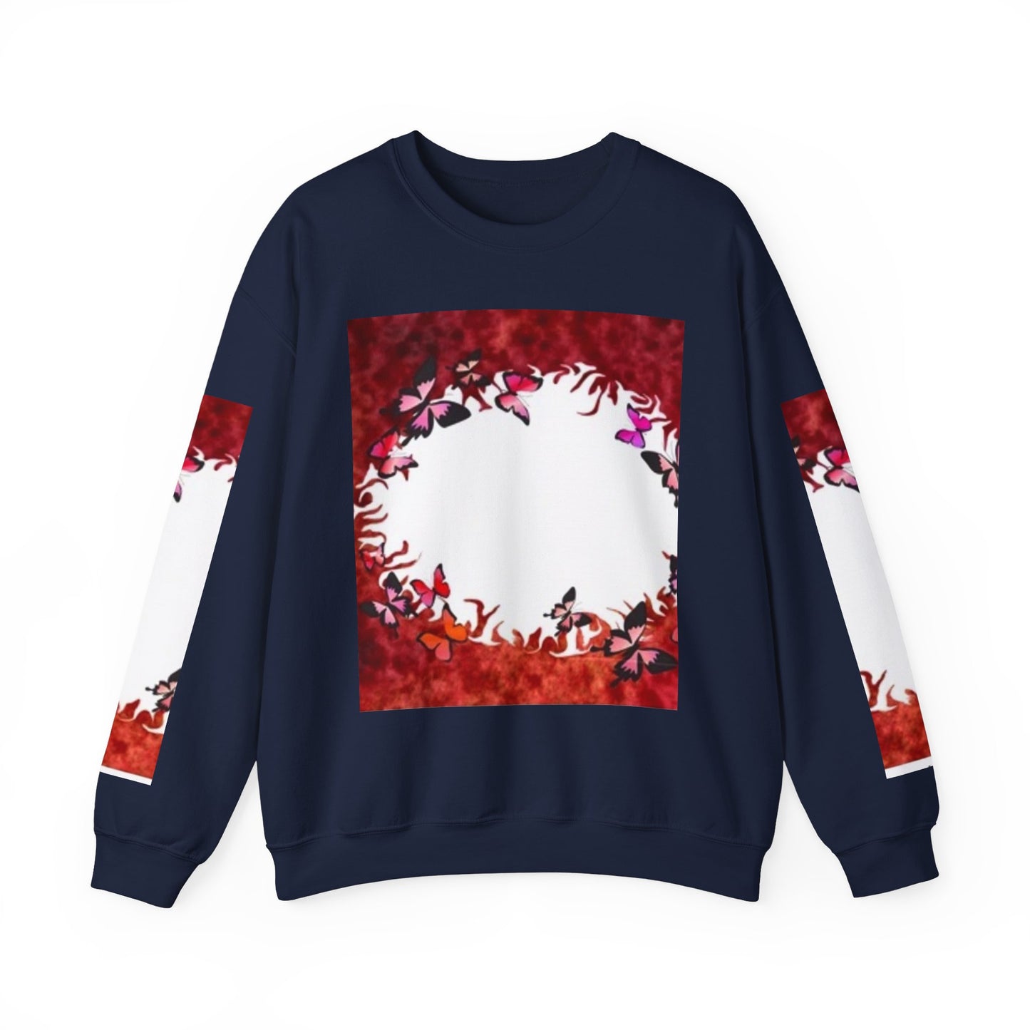 Floral Nature Crewneck Sweatshirt - Cozy Unisex Pullover for Nature Lovers