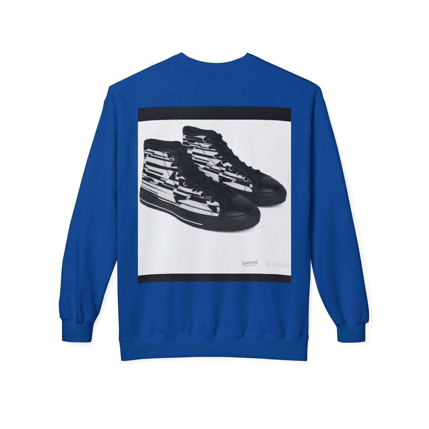 Cool Rhino and Sneakers Fleece Sweatshirt for Trendsetters