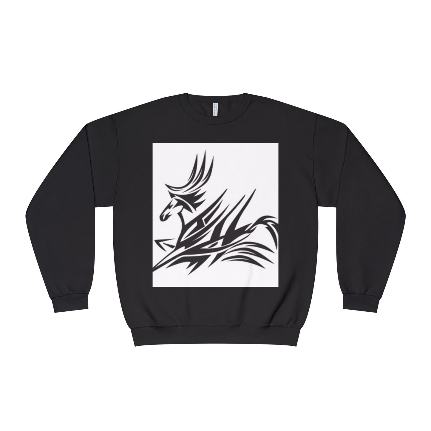 Trendy Tribal Design Unisex Crewneck Sweatshirt - Perfect for Casual Wear & Gifting