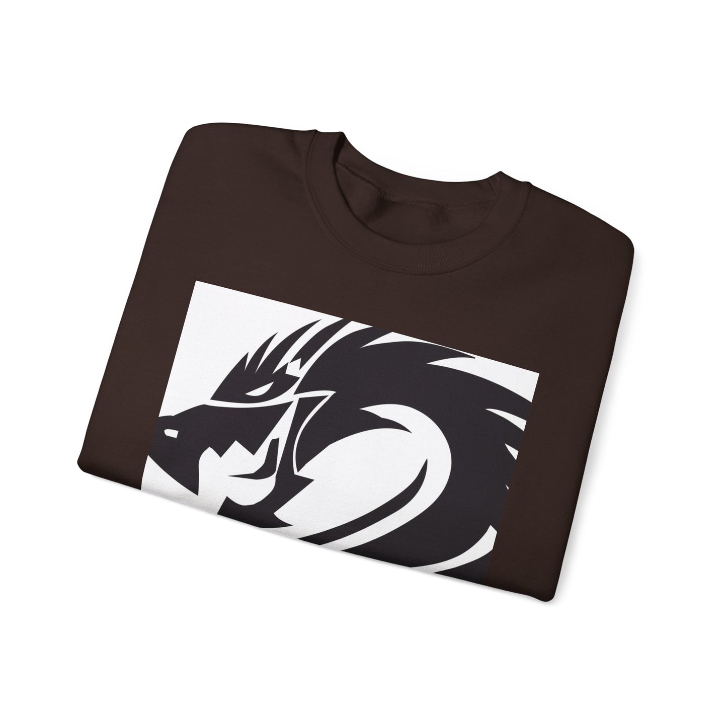 Dragon Graphic Unisex Heavy Blend Sweatshirt - Cozy and Stylish for Fantasy Enthusiasts