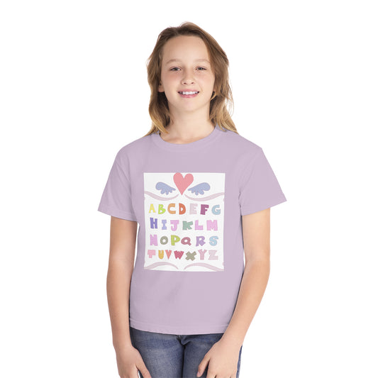 Youth Alphabet Love Tee - Fun & Playful Kids Shirt