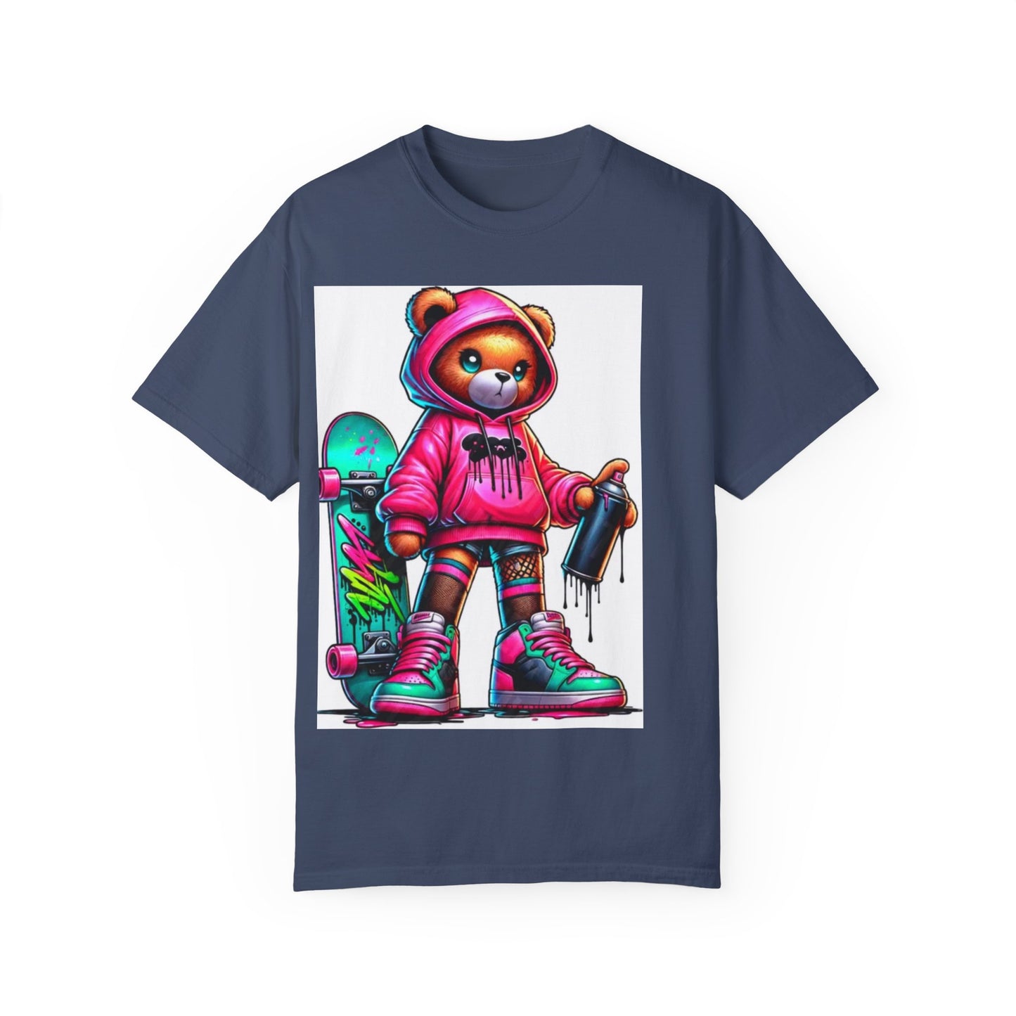Graffiti Bear Unisex T-Shirt - Cool Streetwear Design for Skateboard Lovers