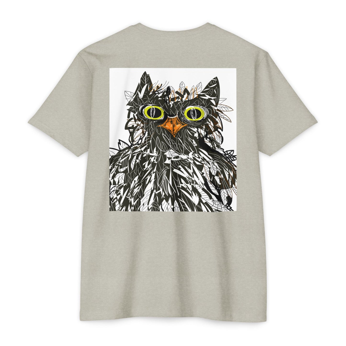 Whimsical Cat Graphic Unisex T-Shirt - Fun & Artsy Apparel