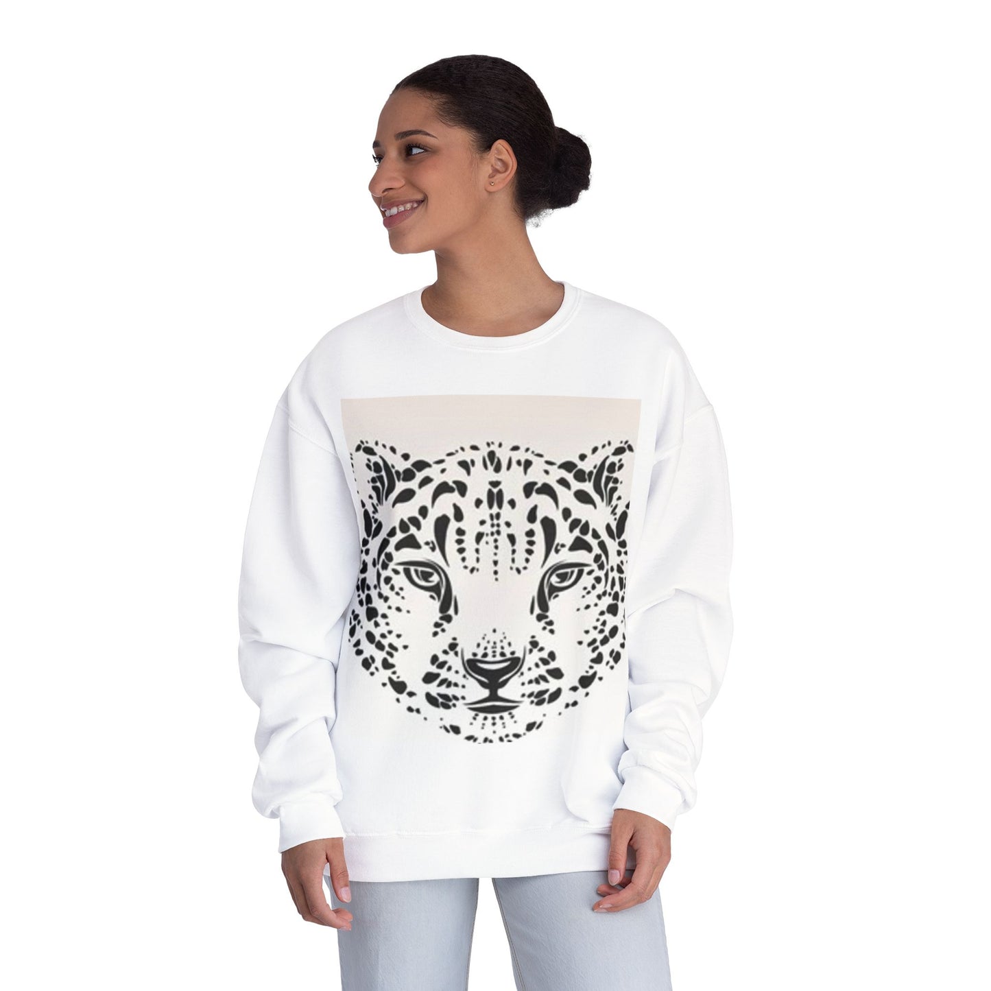 Wild Elegance Tiger Crewneck Sweatshirt | Cozy Unisex Design