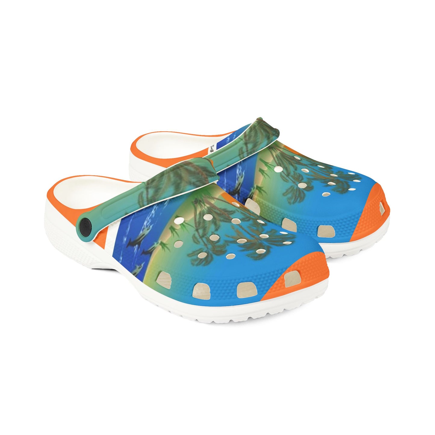 Tropical Vibe EVA Foam Clogs - Summer Ready Outdoor Shoes