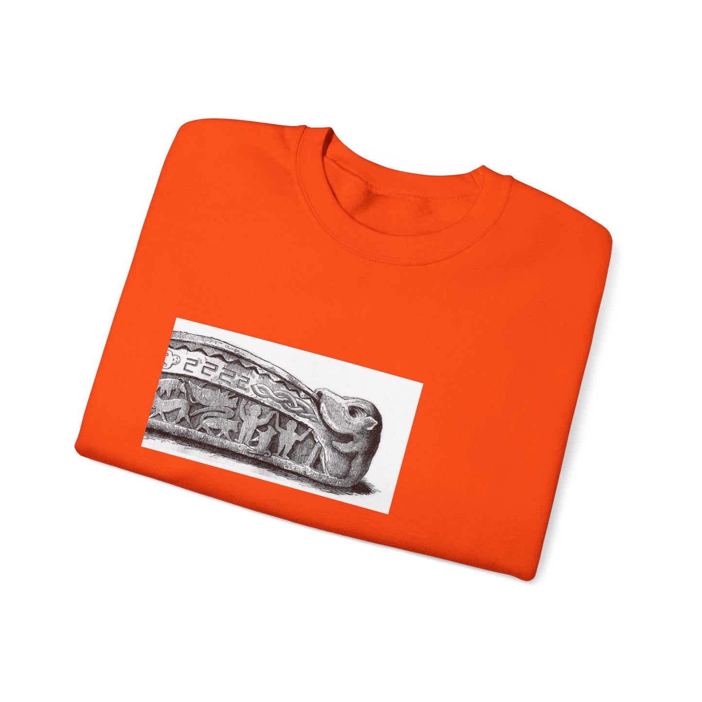 Artistic Unisex Heavy Blend™ Crewneck Sweatshirt - Vintage-Inspired Graphic Design