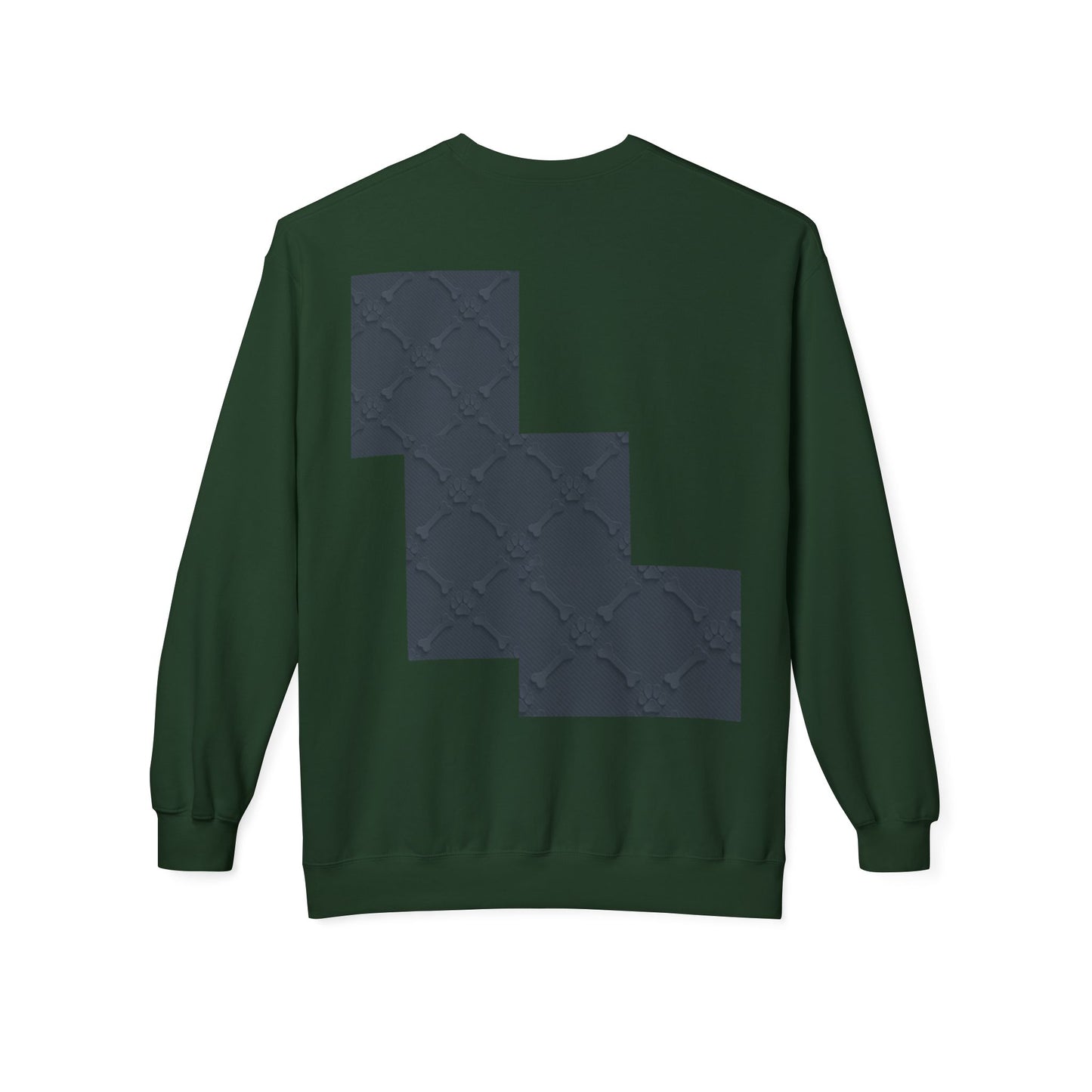 Minimalist Pet-Themed Crewneck Sweatshirt for Animal Lovers