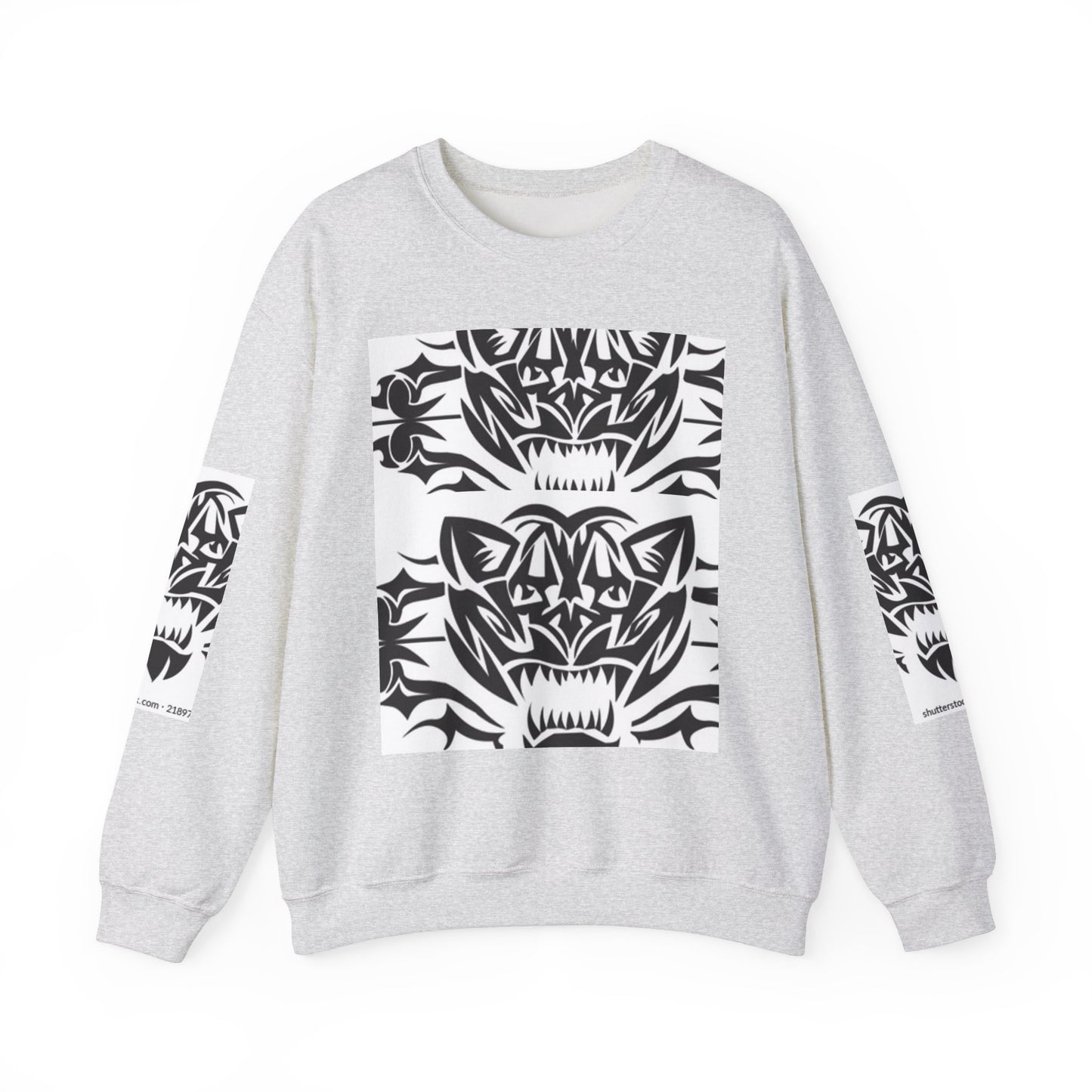 Bold Tiger Graphic Unisex Sweatshirt - Fierce Animal Design