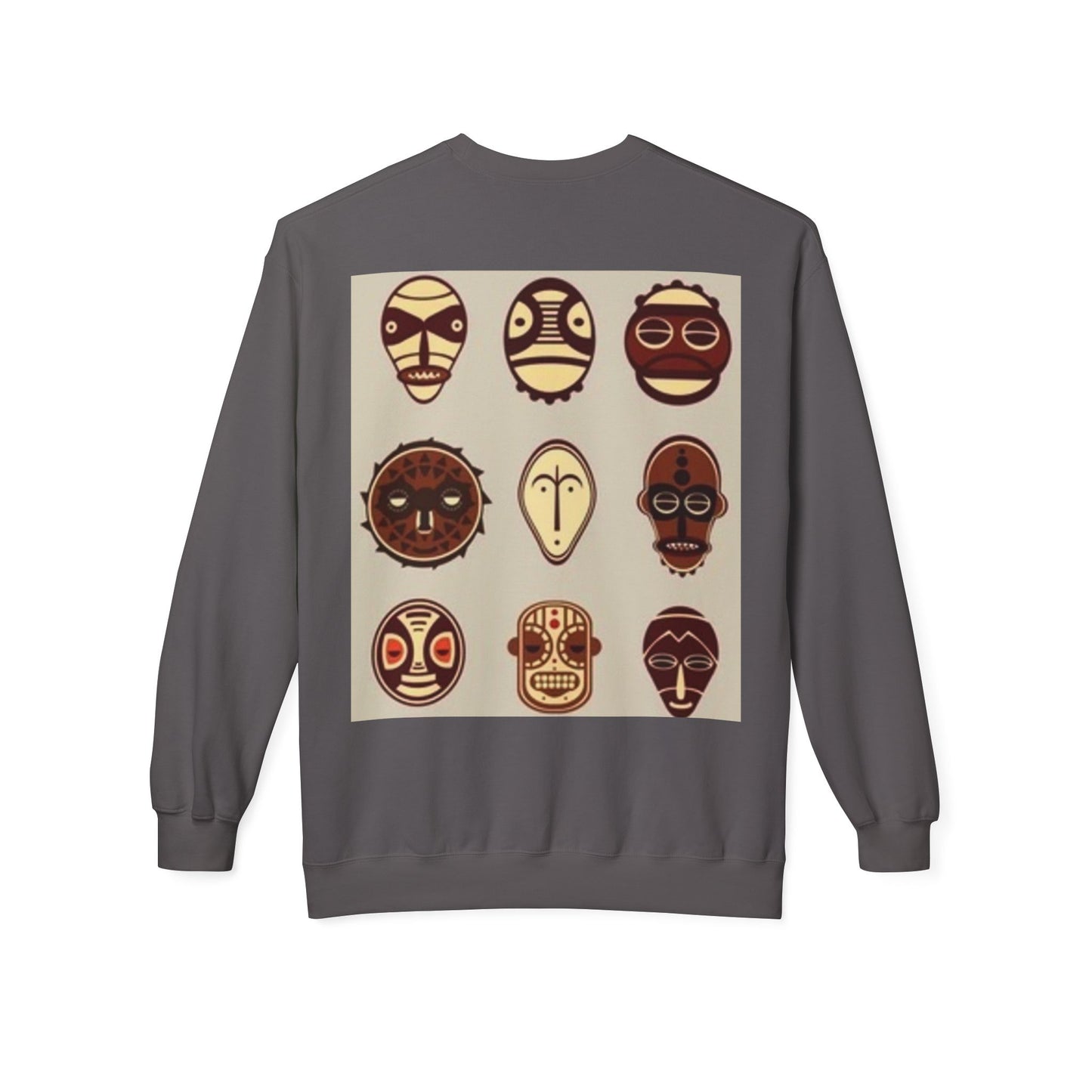 Artistic Horse Illustration Fleece Crewneck Sweatshirt - Unisex