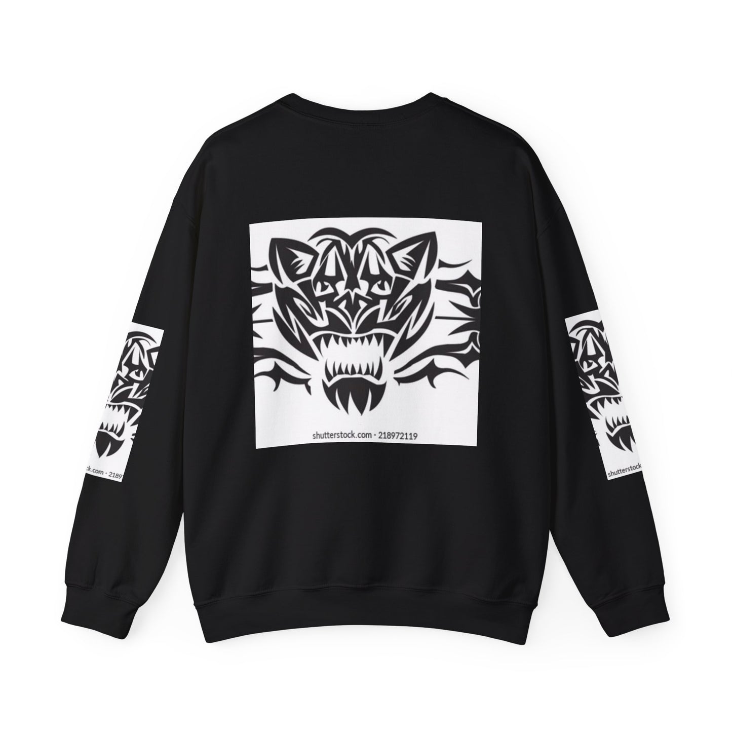 Bold Tiger Graphic Unisex Sweatshirt - Fierce Animal Design