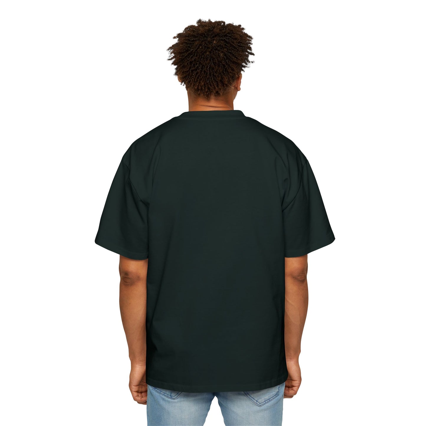 Men's Oversized Info Sec Tee - Urban Streetwear Graphic T-Shirt