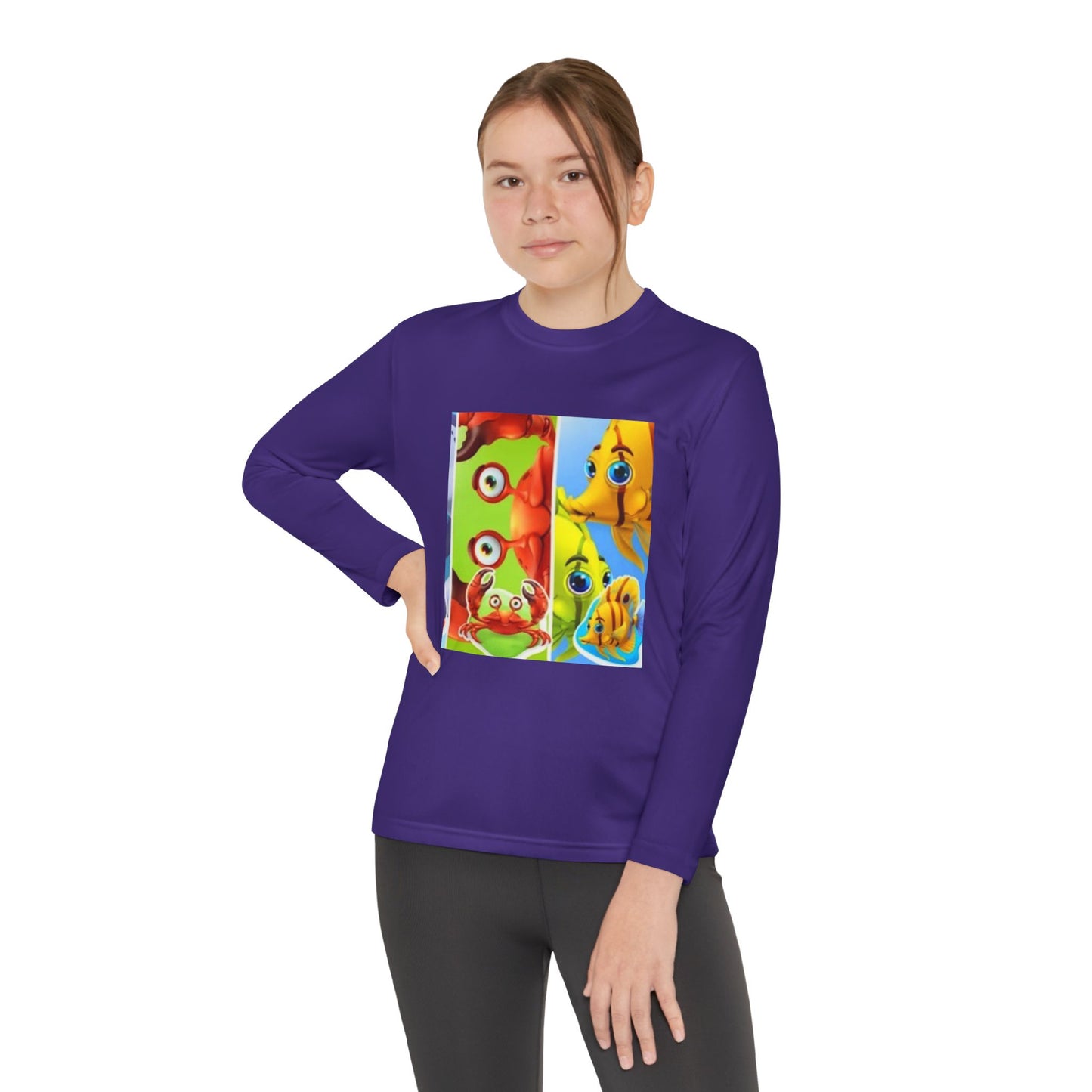 Vibrant Youth Long Sleeve Tee - Fun Animal Designs for Playful Kids