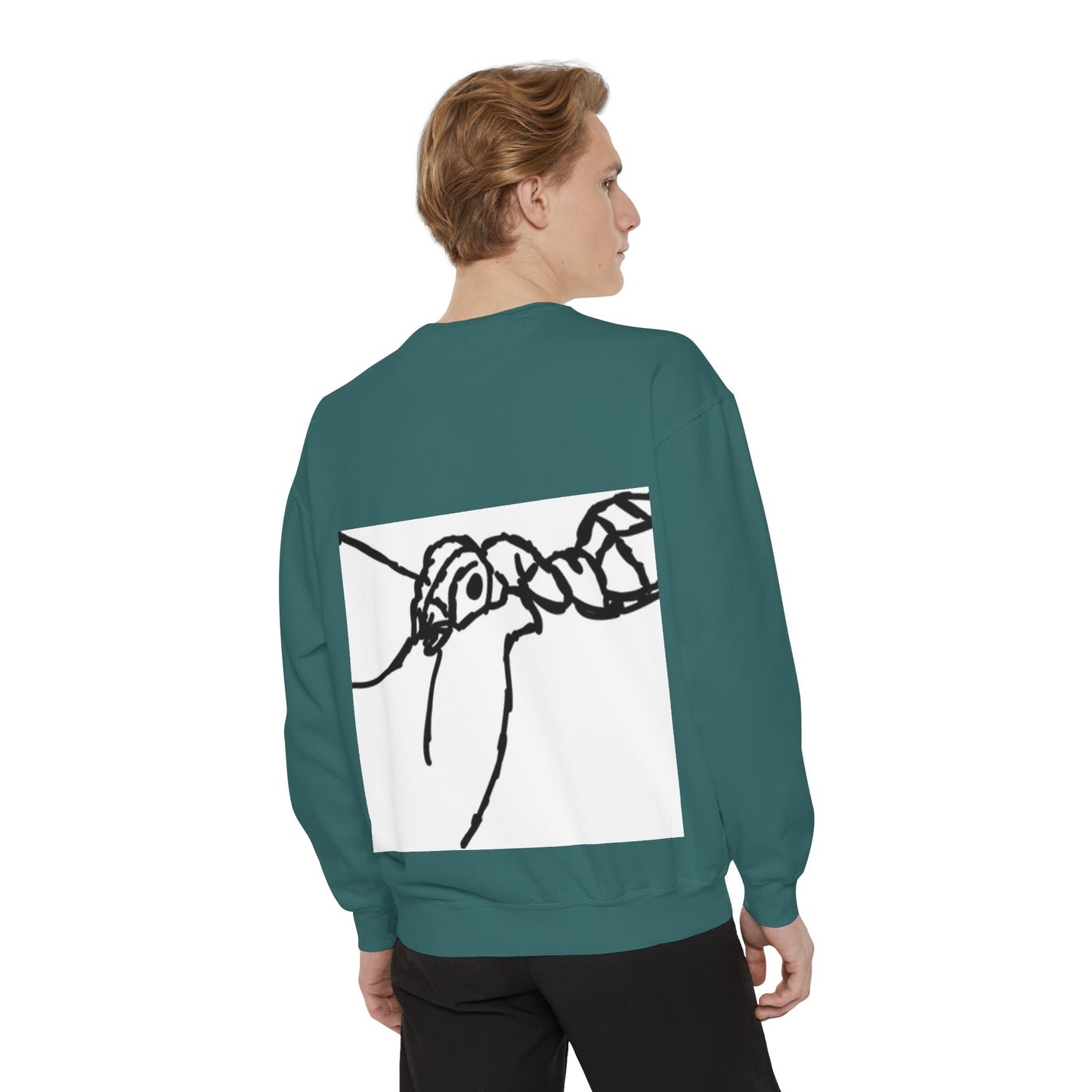 Ant-Inspired Unisex Garment-Dyed Sweatshirt - Unique Nature Lover Gift