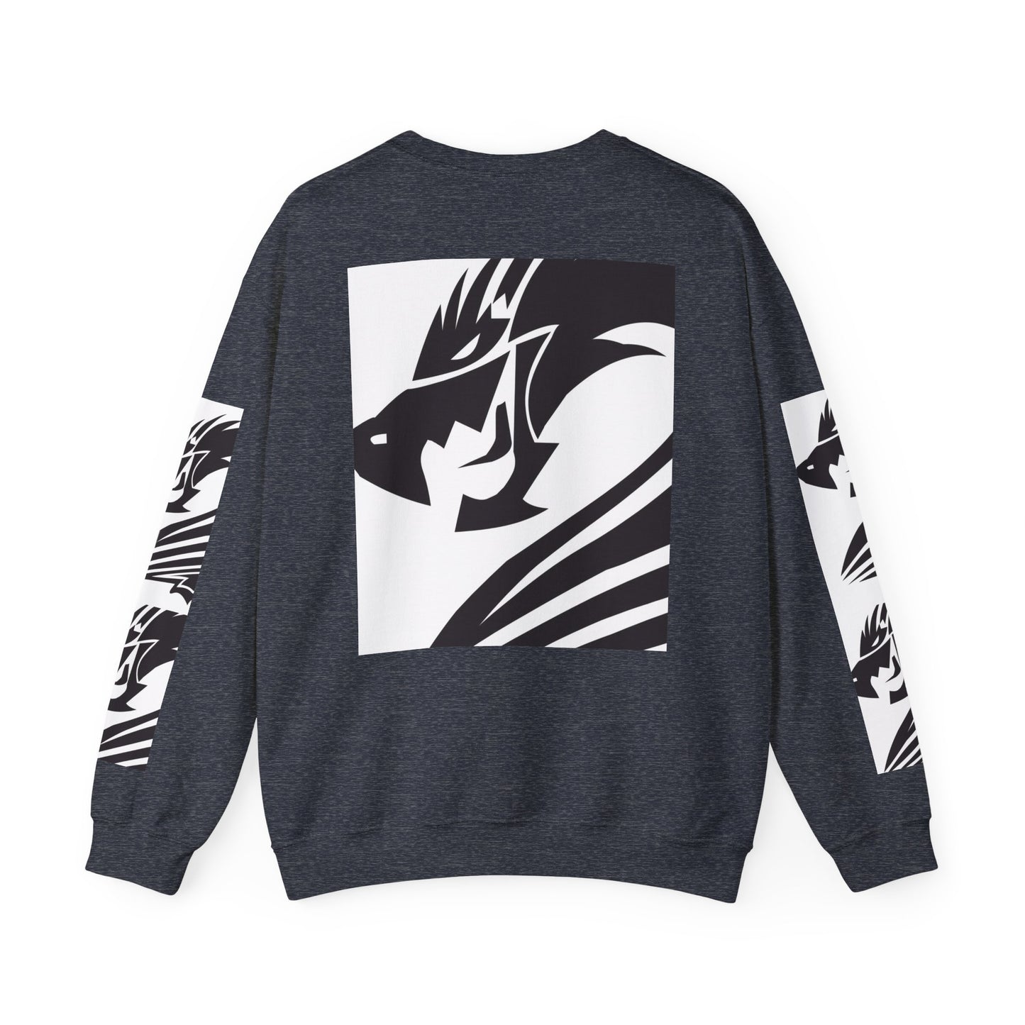 Dragon Graphic Unisex Heavy Blend Sweatshirt - Cozy and Stylish for Fantasy Enthusiasts