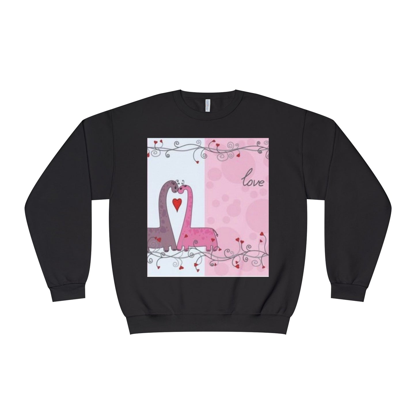 Love-Themed Unisex Crewneck Sweatshirt - Cozy Valentine's Day Gift