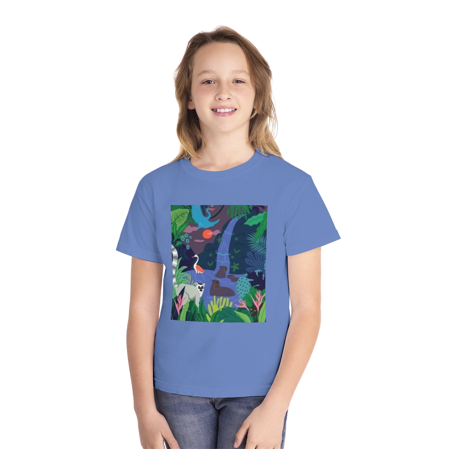 Colorful Jungle Adventure Youth Tee