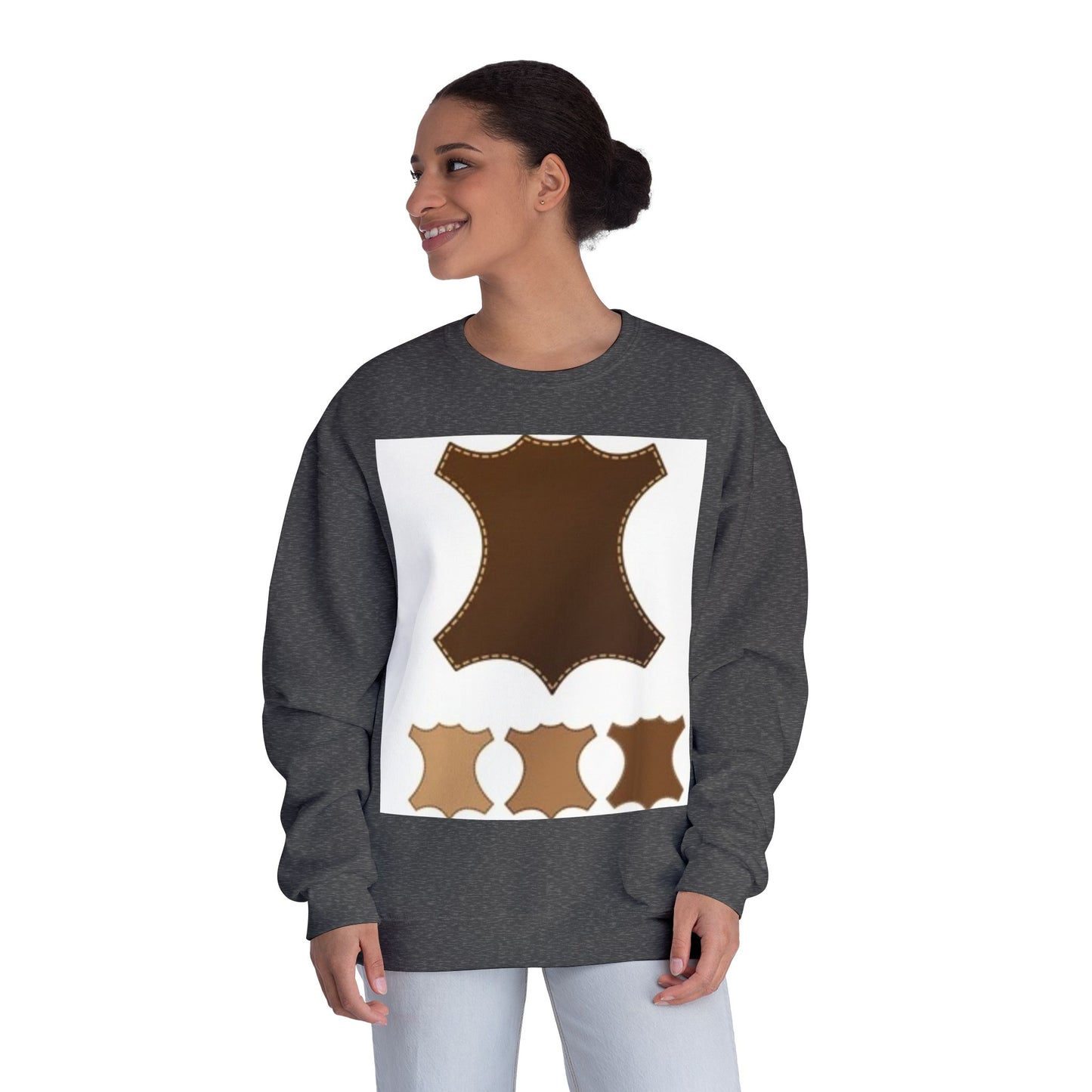 Artisan Leather Pattern Unisex Crewneck Sweatshirt