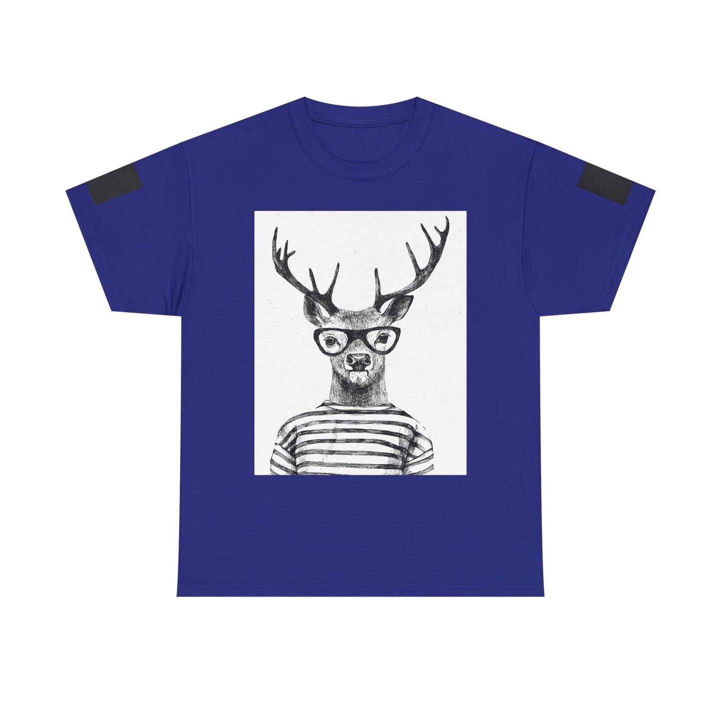 Cool Vintage Deer Graphic Unisex Heavy Cotton Tee