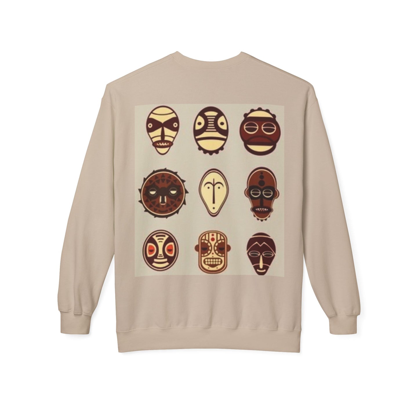 Artistic Horse Illustration Fleece Crewneck Sweatshirt - Unisex