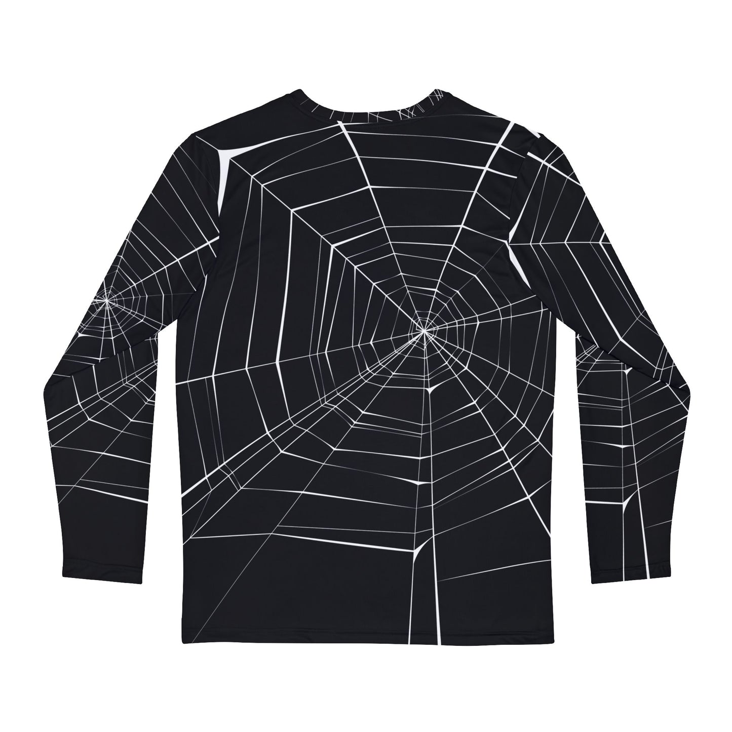 Men's Long Sleeve Spider Web Shirt - Stylish & Unique Halloween Fashion