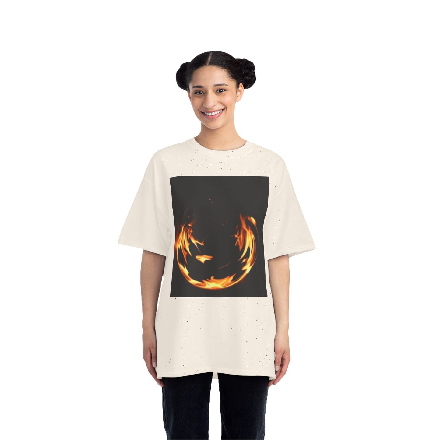 Flame Design Beefy-T® Short-Sleeve T-Shirt | Fire Graphic Tee for Casual Style