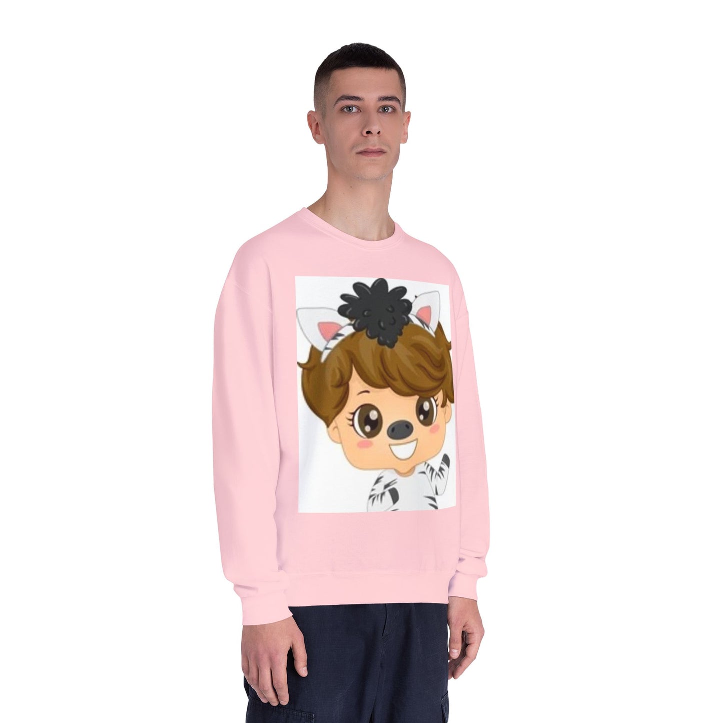 Cute Cartoon Animal Crewneck Sweatshirt for Kids