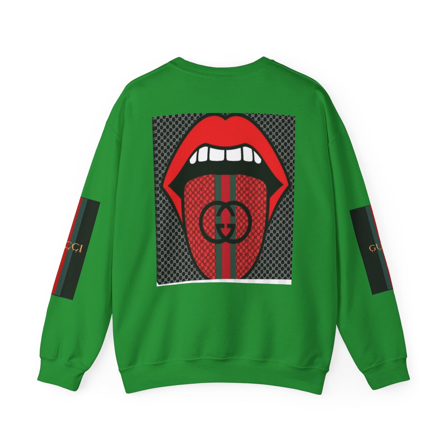 Gucci Inspired Unisex Heavy Blend Crewneck Sweatshirt - Bold Graphic Design