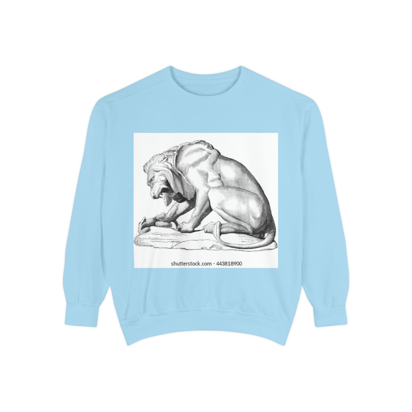 Artistic Lion Graphic Unisex Sweatshirt - Cozy & Stylish
