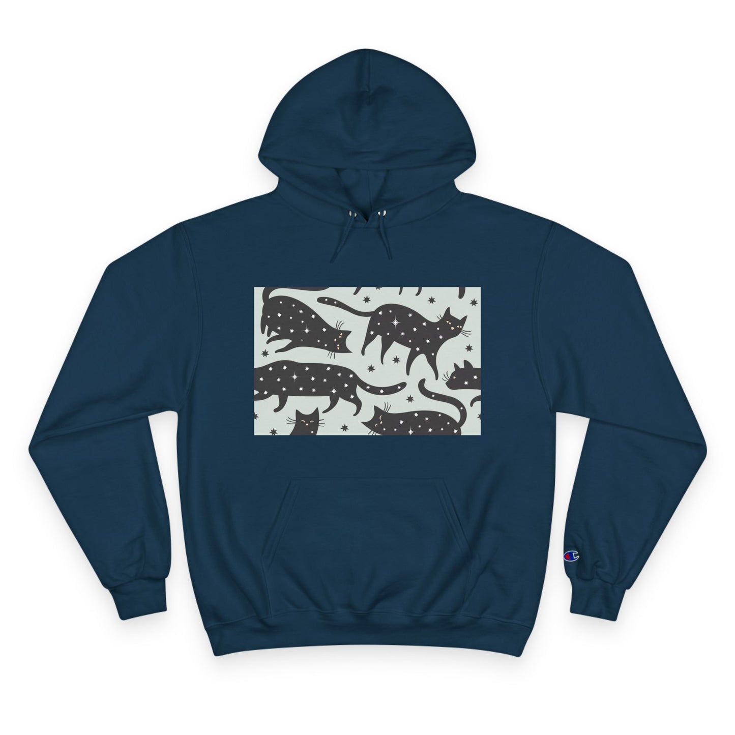 Cozy Cat Champion Hoodie - Perfect for Cat Lovers
