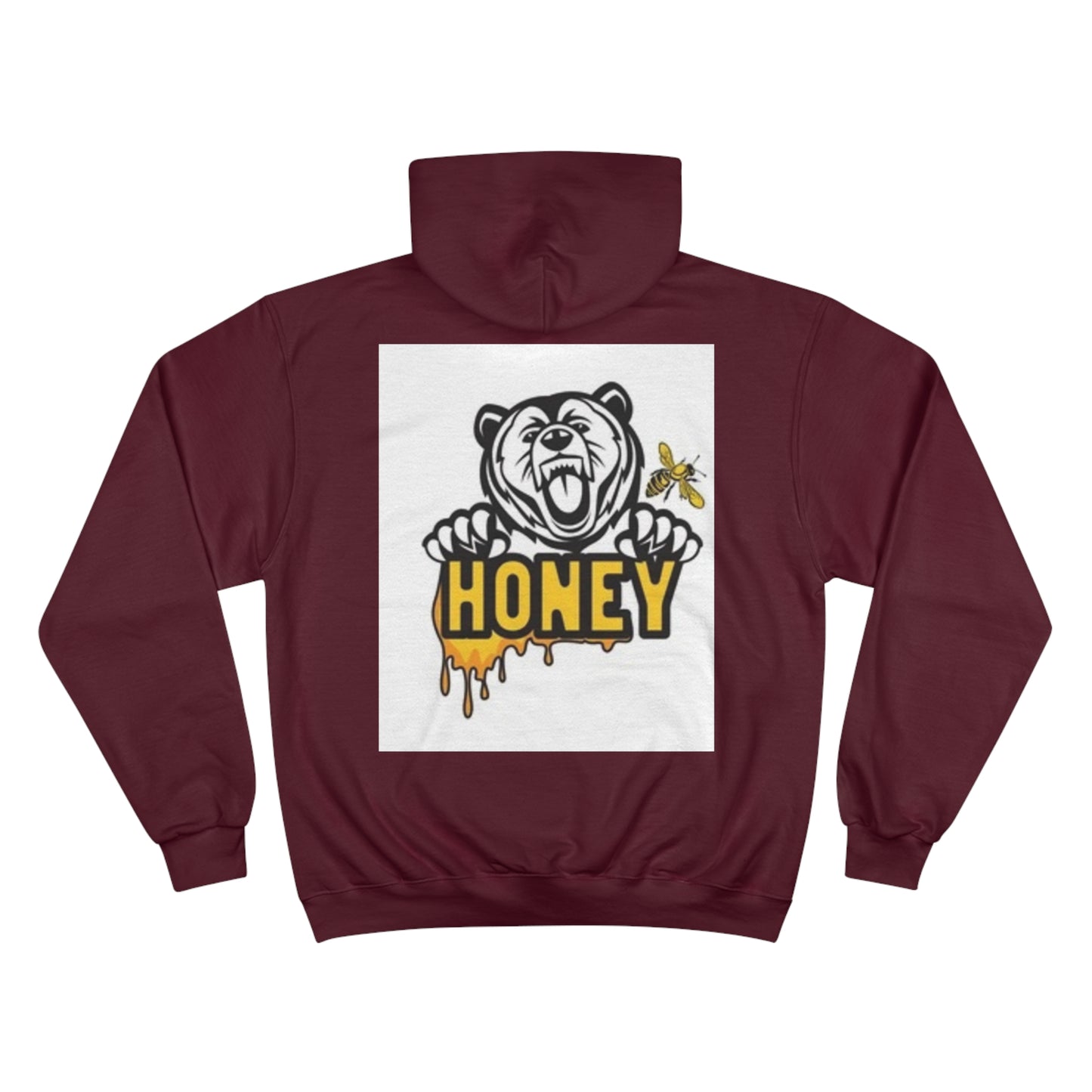 Honey Bear Champion Hoodie - Fun & Cozy Streetwear