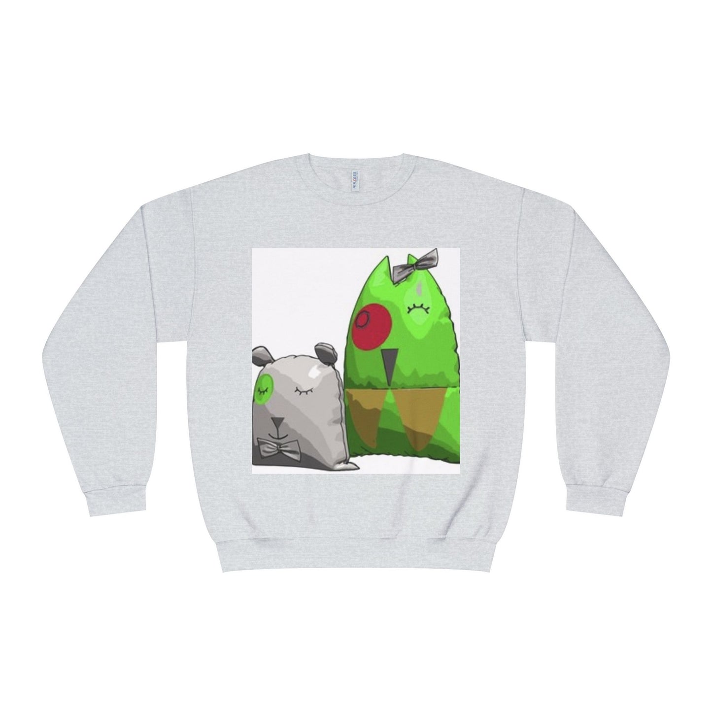 Cute Cartoon Monsters Unisex Crewneck Sweatshirt - Cozy Fun for All Ages