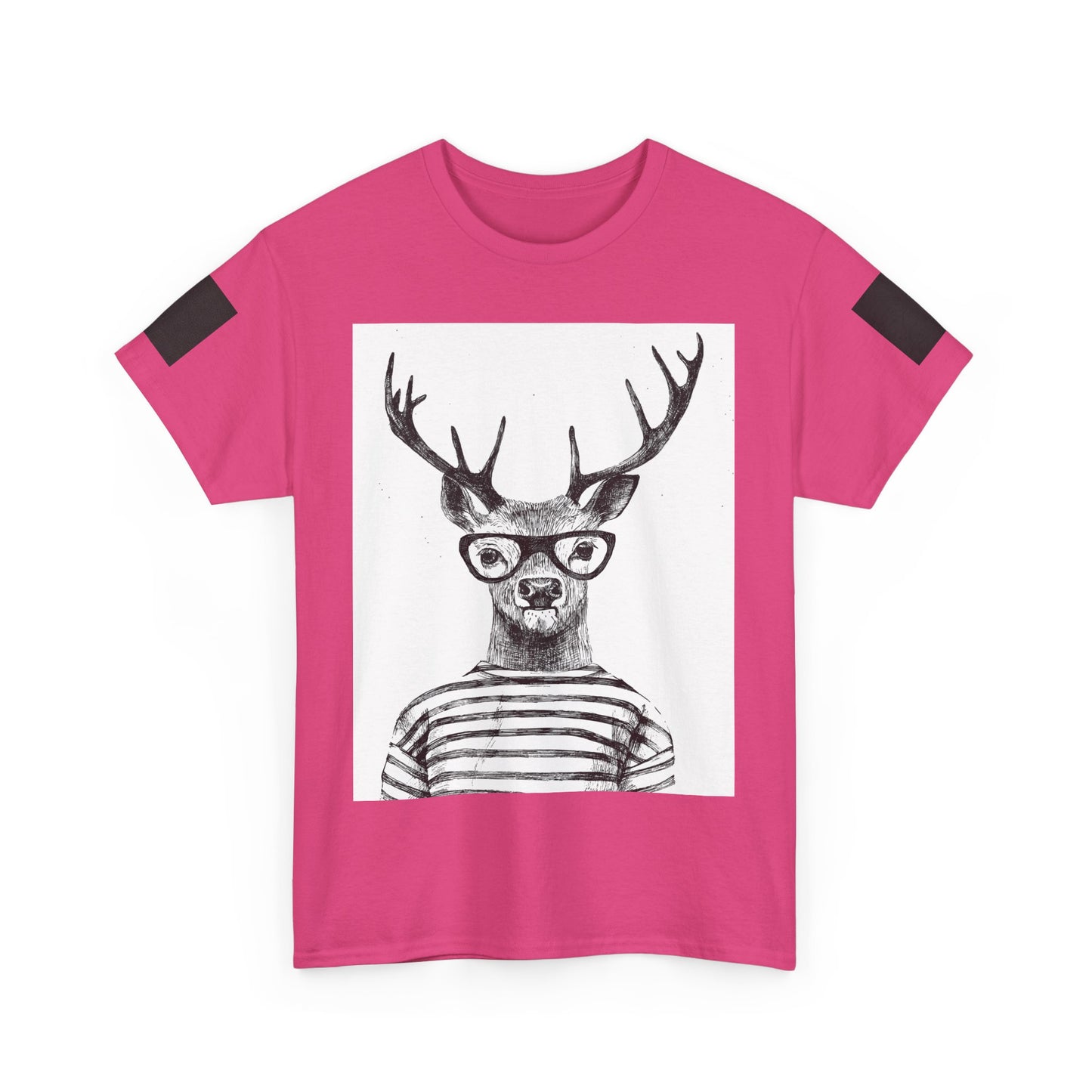 Cool Vintage Deer Graphic Unisex Heavy Cotton Tee