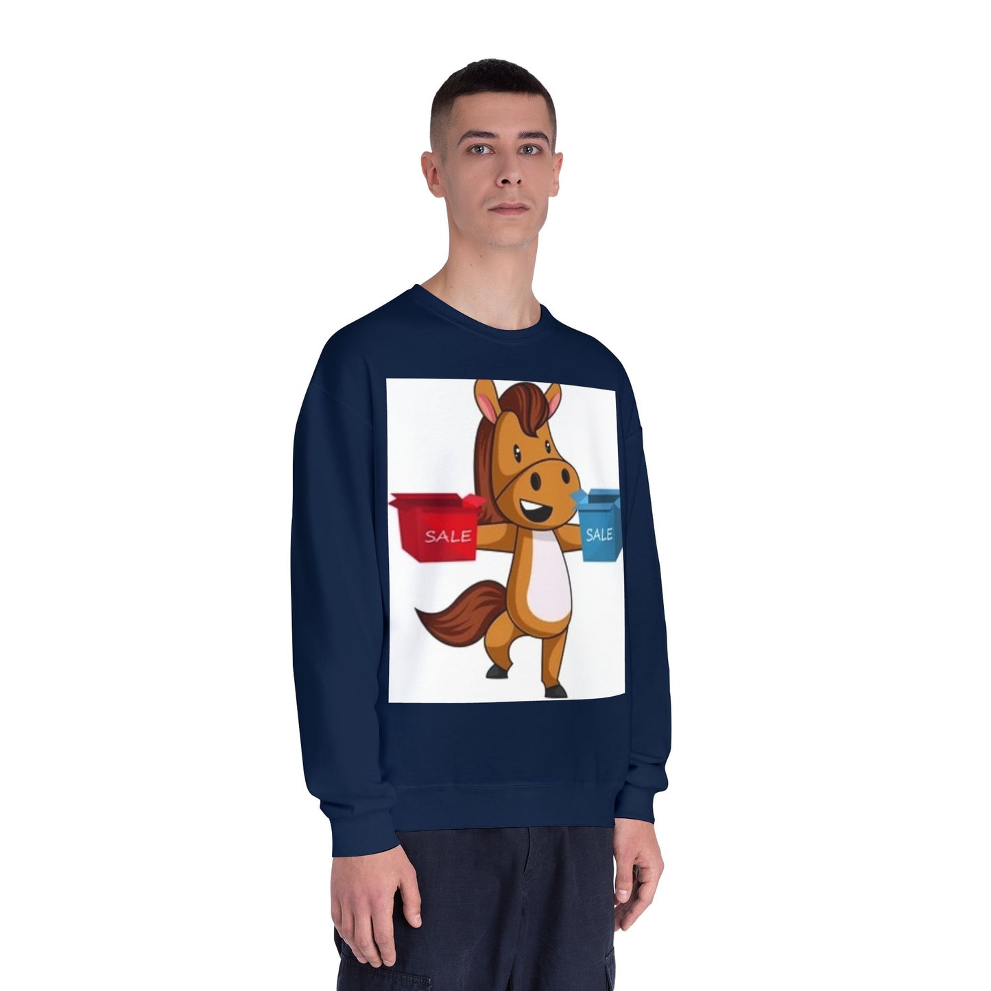 Funny Horse Sale Crewneck Sweatshirt | Unisex NuBlend®